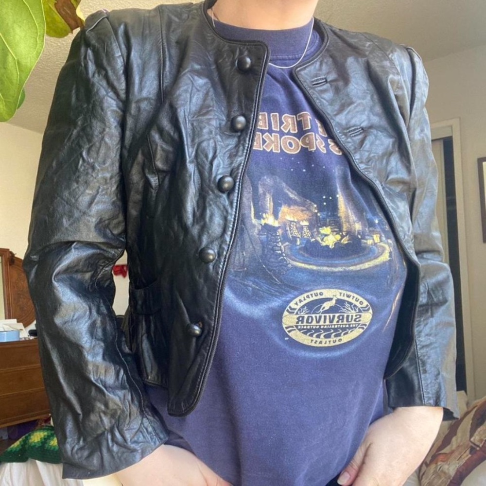 Vintage 90s Foxmoor leather jacket